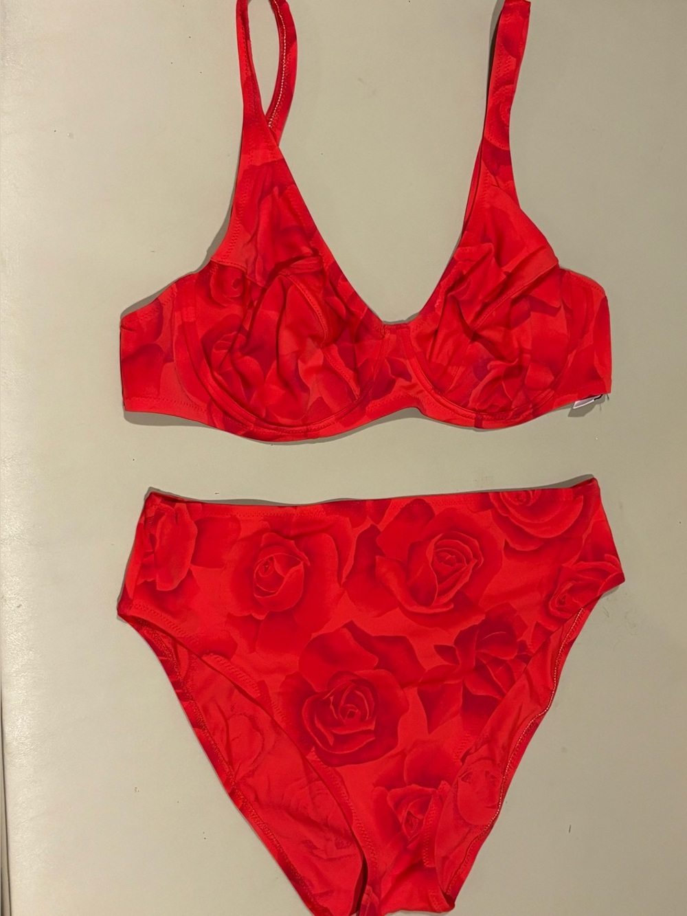 European High-Waist Bikini Set